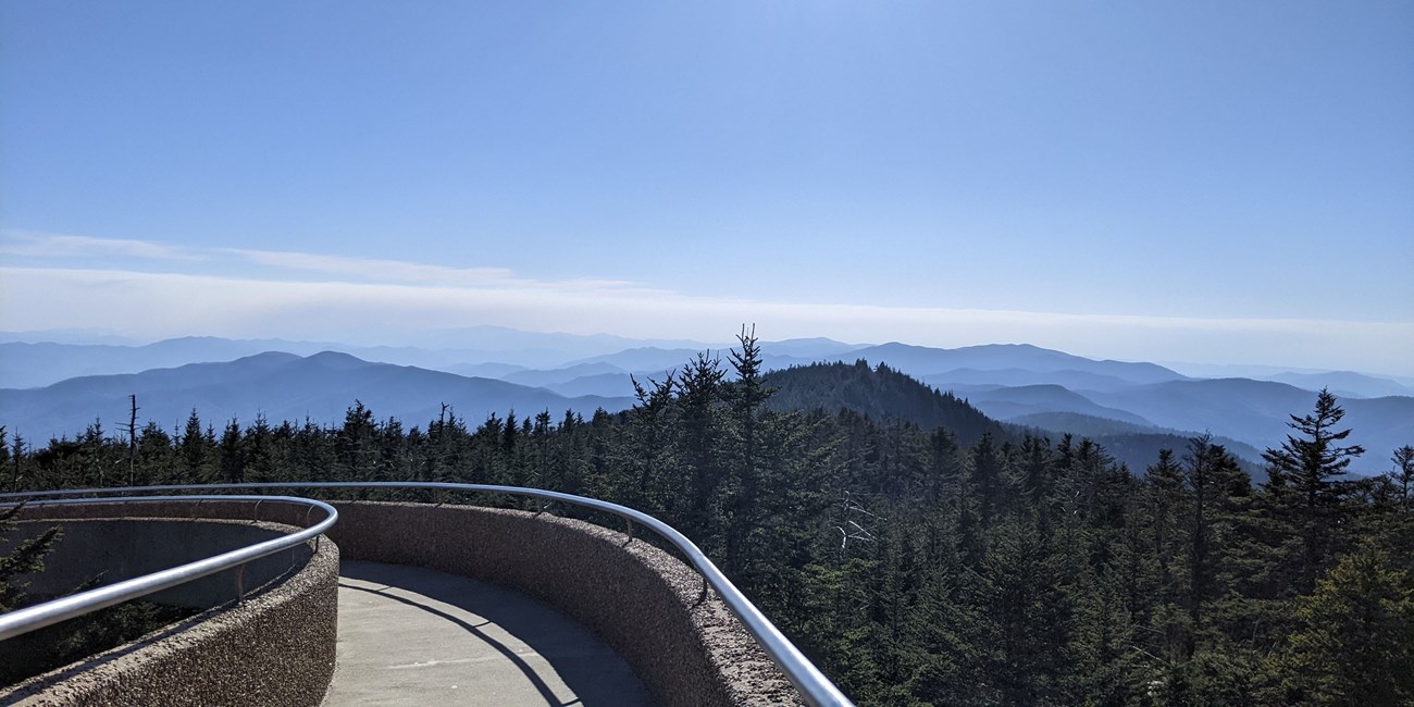 Mountain views in the Kuwohi and Newfound Gap area